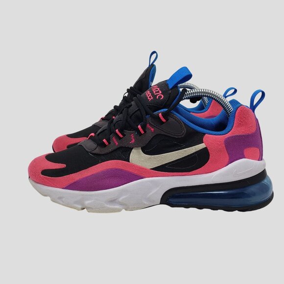 Nike Air Max 270 React BQ0101-001 kids Size 7Y (no insoles) - Picture 2 of 10
